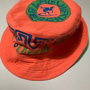 VINTAGE LAGUNA BEACH Bucket HAT Neon Colors